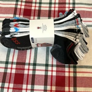 NWT K-Swiss Boys Ankle socks 10/pk